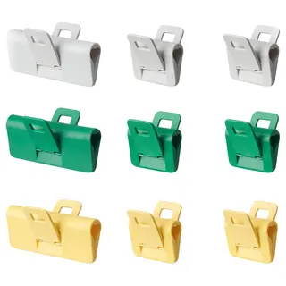 ÖRINGABBORRE sealing clip, set of 9, multicolour