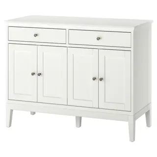 IDANÄS sideboard, white, 124x50x95 cm