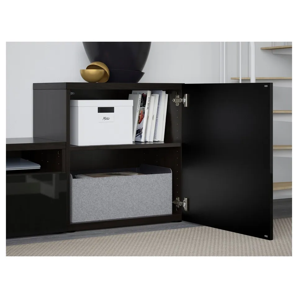part: BESTÅ TV storage combination/glass doors