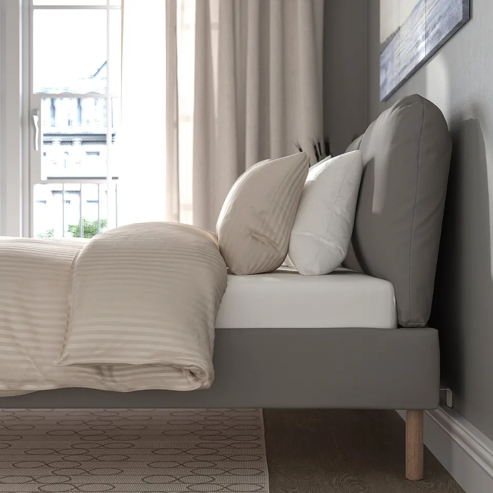 part: SAGESUND upholstered bed frame