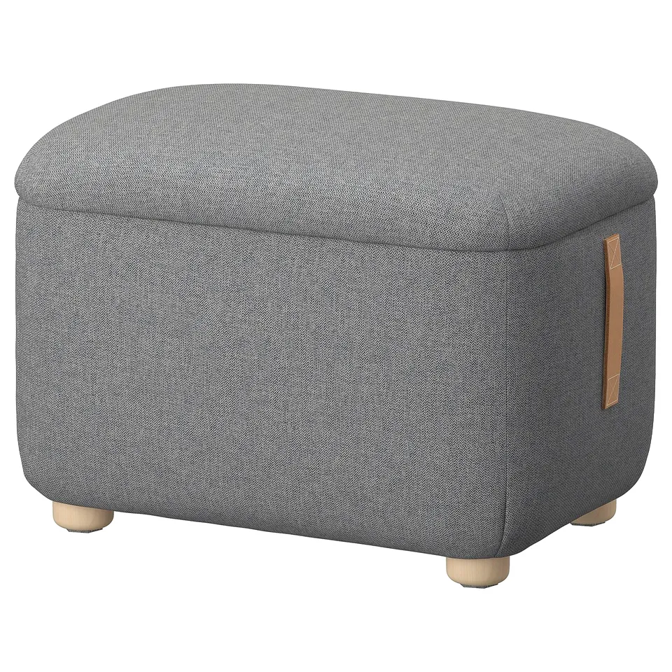 part: OSKARSHAMN footstool with storage