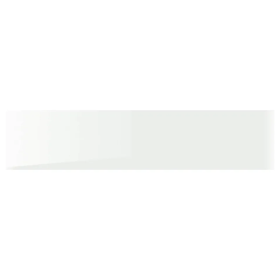 BESTÅ glass top panel, white, rectangular, flat.