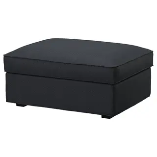 KIVIK cover for footstool with storage, Tresund anthracite