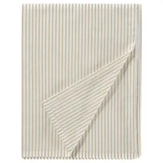 SOLFIBBLA flat sheet, white beige/stripe, Length 260 x Width 150 cm