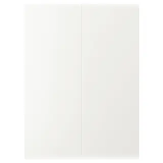 VEDDINGE 2-p door f corner base cabinet set, white, Width 25.4 x Height 69.7 cm