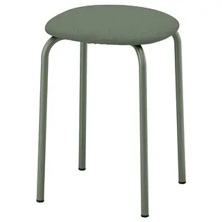 GULTARP stool, green/Tibbleby green, Width 41 cm