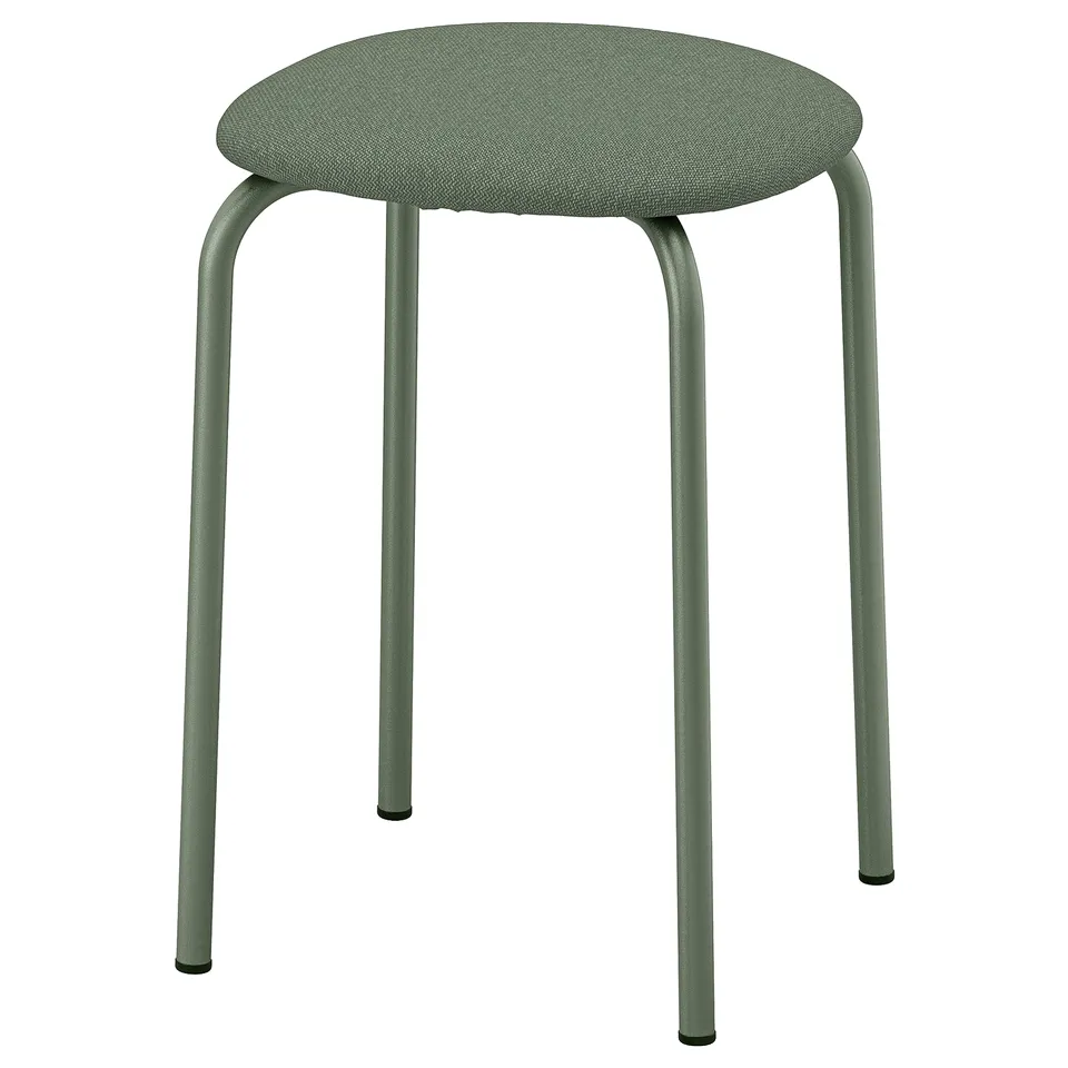 GULTARP Stool, green/Tibbleby green