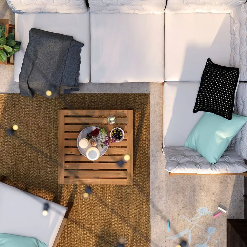 part: KUDDARNA seat cushion, outdoor