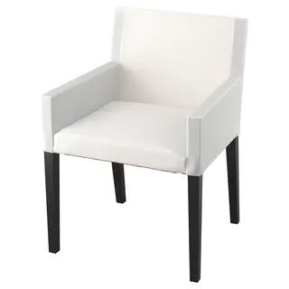MÅRENÄS chair, black, Depth 56 x Height 81 x Width 59 cm