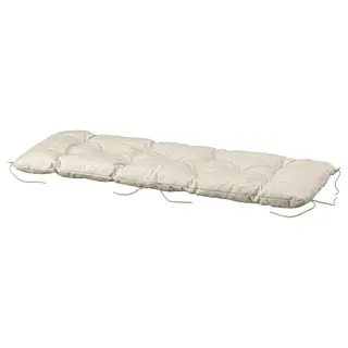 KUDDARNA bench cushion, outdoor, light grey-beige, 120x40 cm