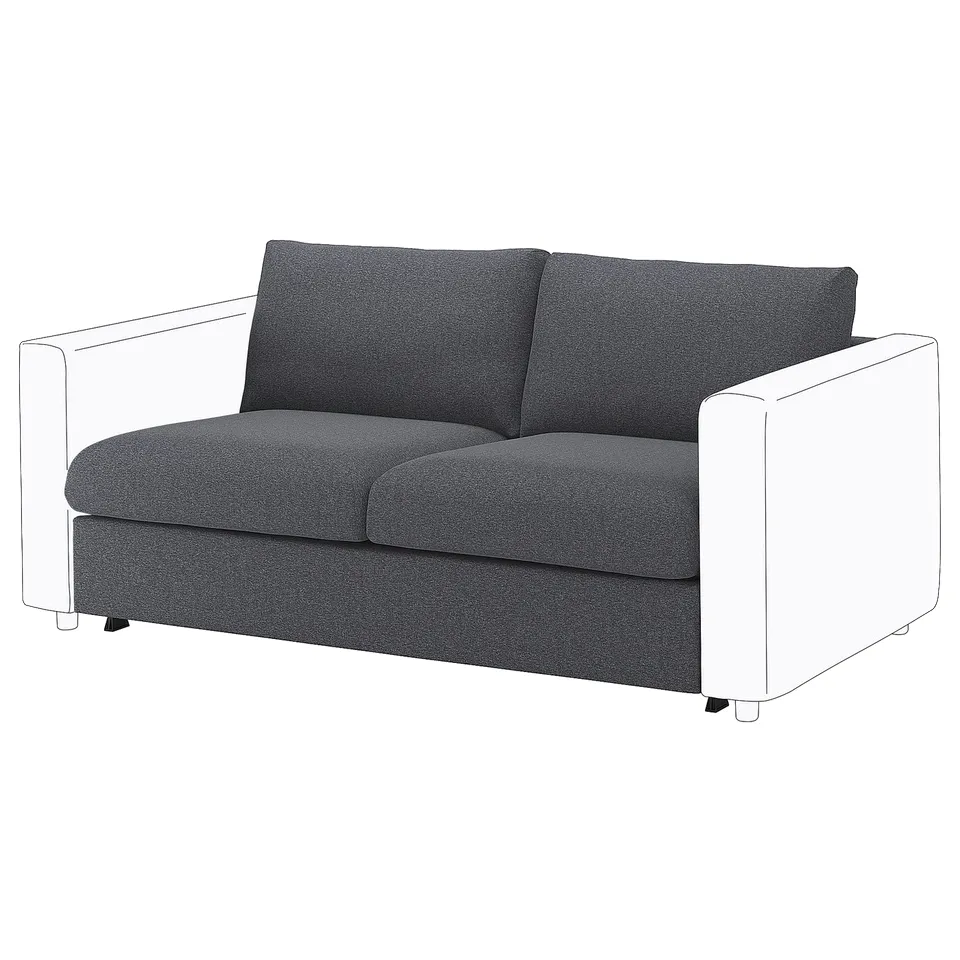 part: VIMLE cover for 2-seat sofa-bed section