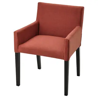 MÅRENÄS chair cover, red-brown/Gunnared