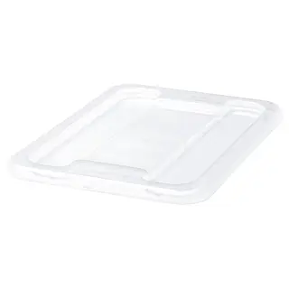 SAMLA lid for box 5 l, transparent, Length 28 x Width 20 cm