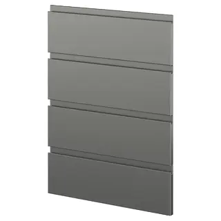 METOD 4 fronts for dishwasher, Voxtorp stainless steel effect, 60 cm
