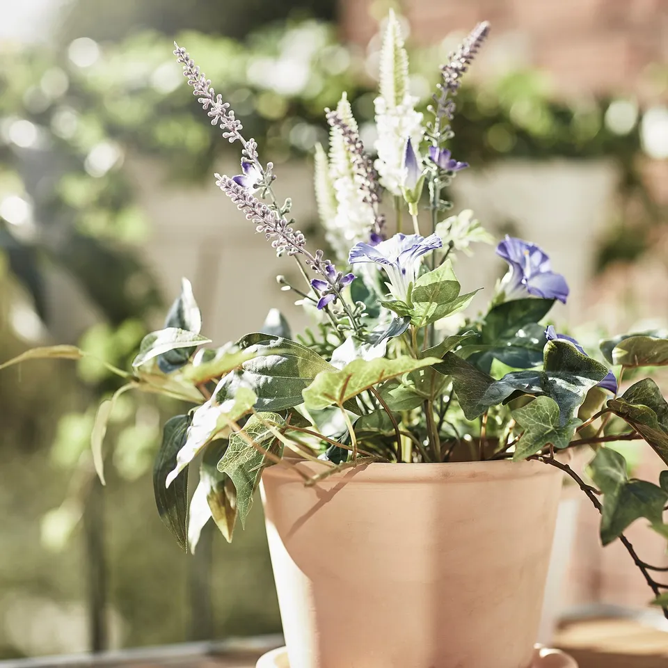 part: MUSKOTBLOMMA plant pot with saucer