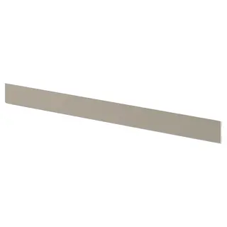 UPPLÖV plinth, matt dark beige, 220x8 cm