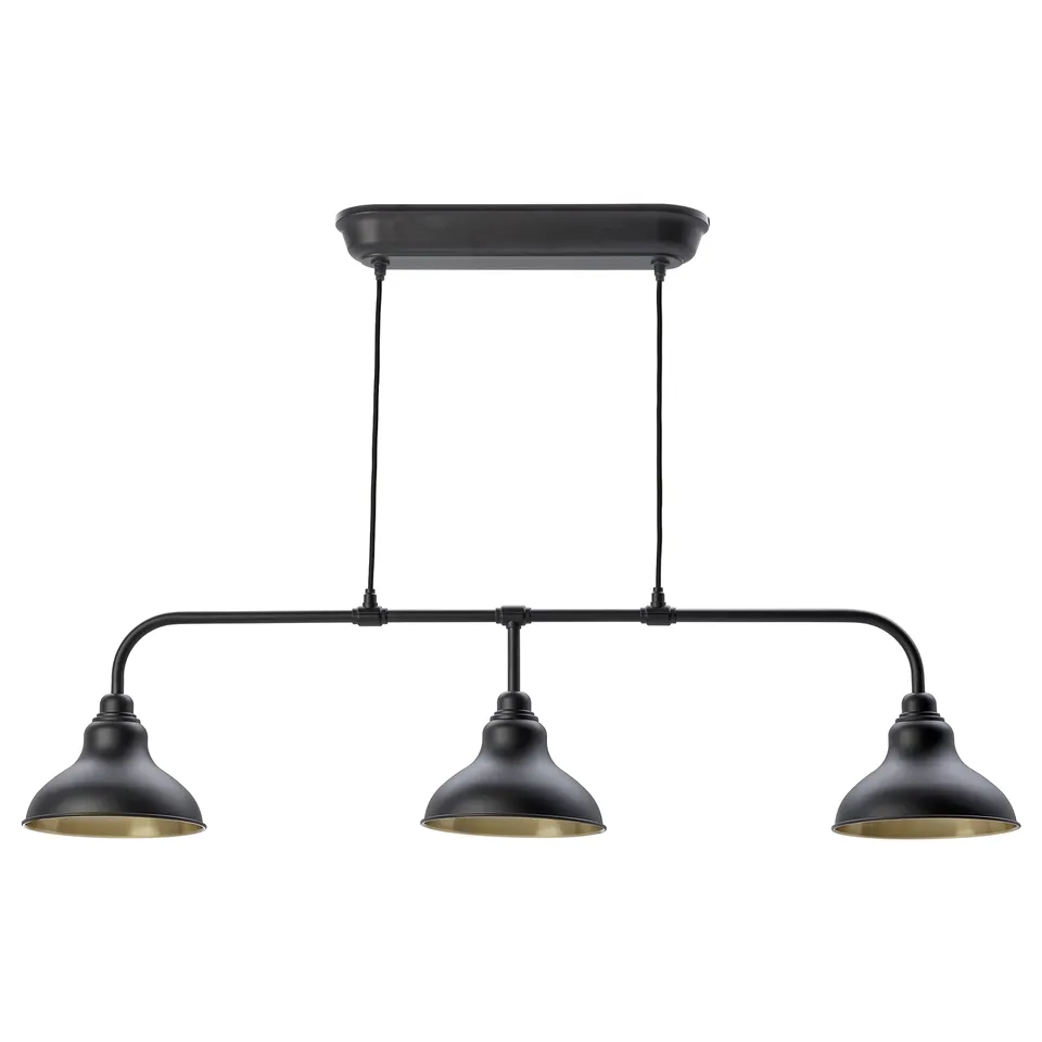 part: AGUNNARYD pendant lamp with 3 lamps