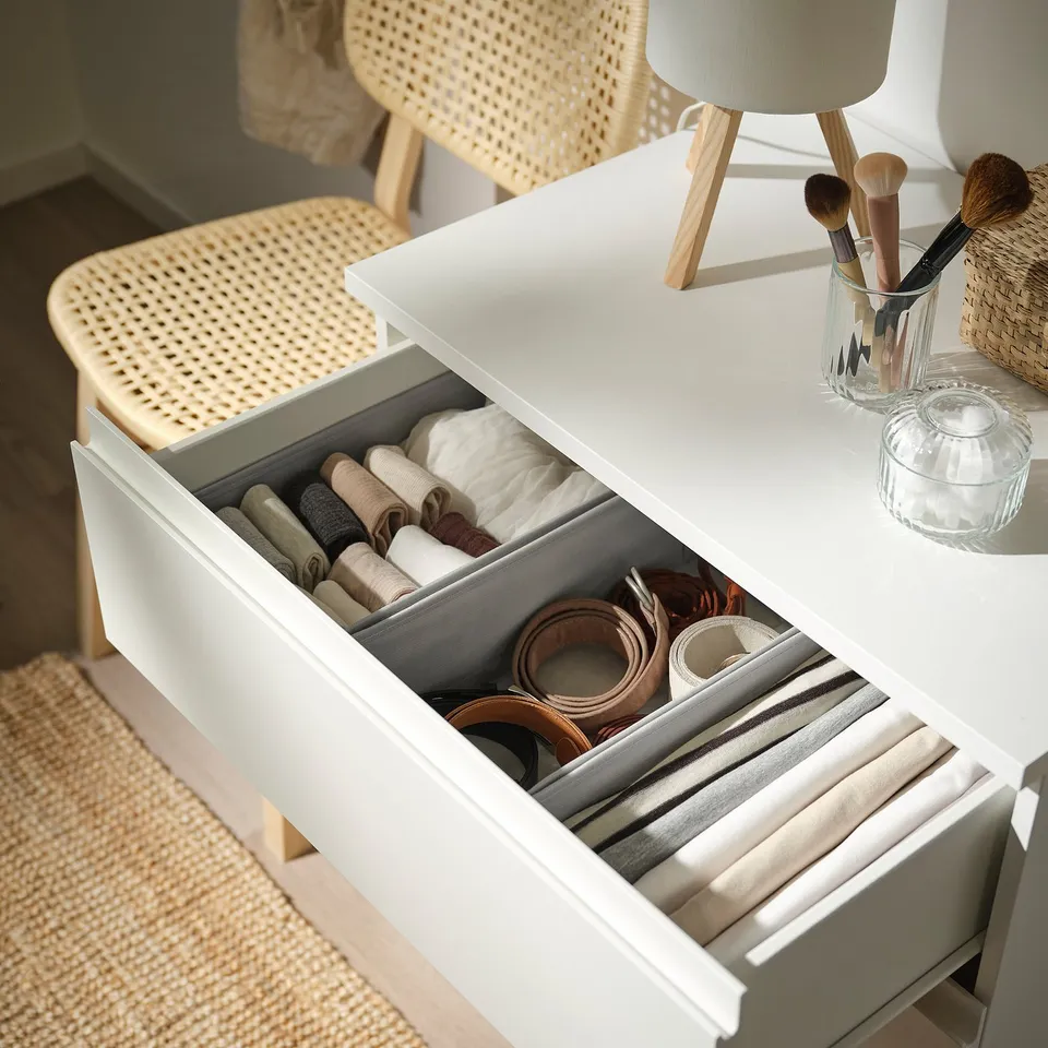 KOSINGEN Box, light grey, 20x38x12 cm