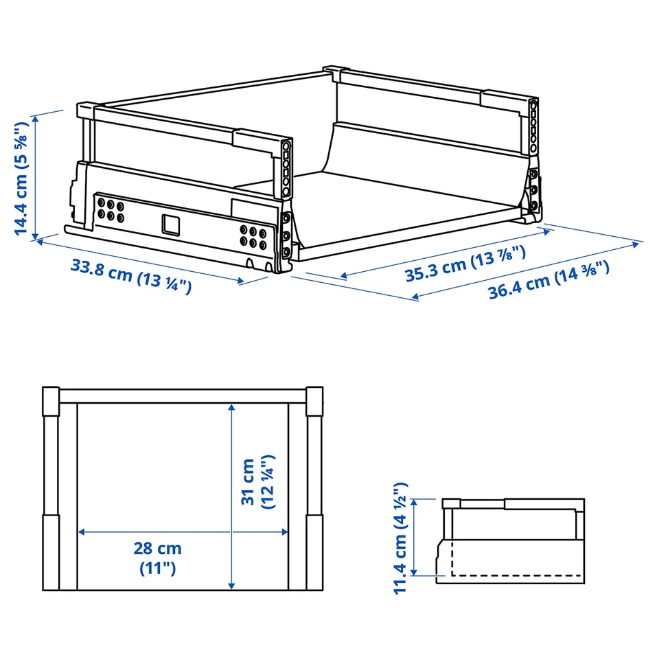 part: MAXIMERA drawer, medium