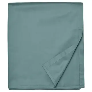 NATTJASMIN flat sheet, blue-green, 240x260 cm