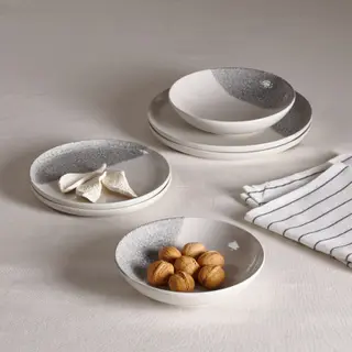 KRUSTISTEL deep plate/plate/side plate, 6 pieces set