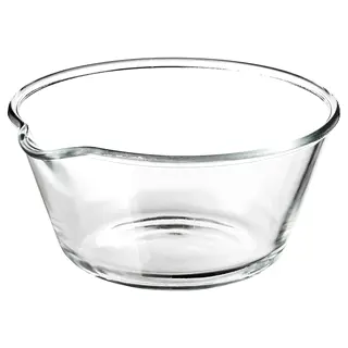 VARDAGEN bowl, clear glass, 26 cm