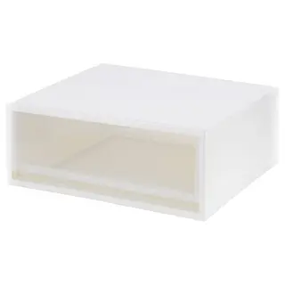 SOPPROT pull-out storage unit, transparent white, 51x46x20.5 cm