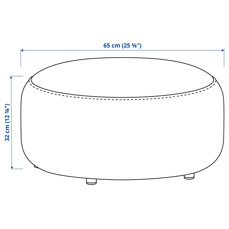 Illustration with measurements for the product: LILLESÄTER.