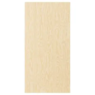 KALBÅDEN door with hinges, lively pine effect, 60x120 cm