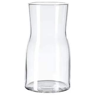 TIDVATTEN vase, clear glass, 17 cm