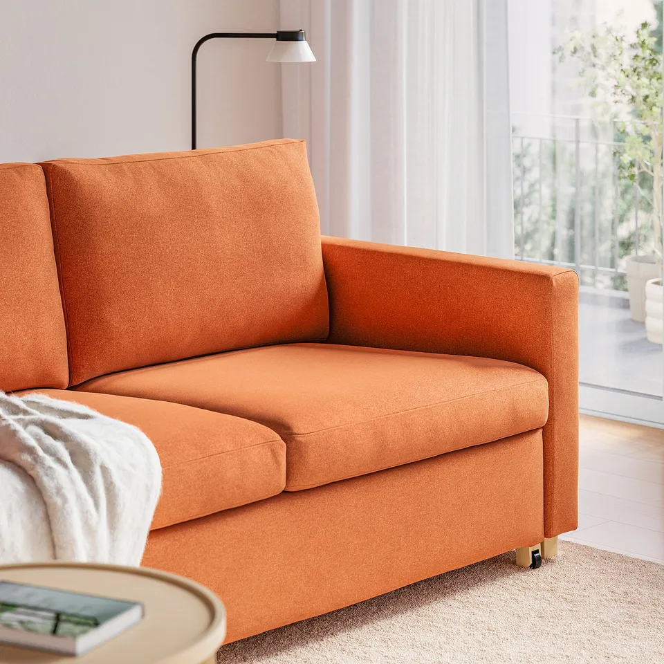 SALTSJÖBADEN 2-seat sofa-bed, Tonerud red-brown
