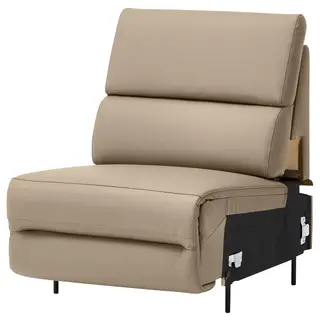 RULLERUM 1-seat section, Grann/Bomstad beige, Depth 94 x Width 75 cm