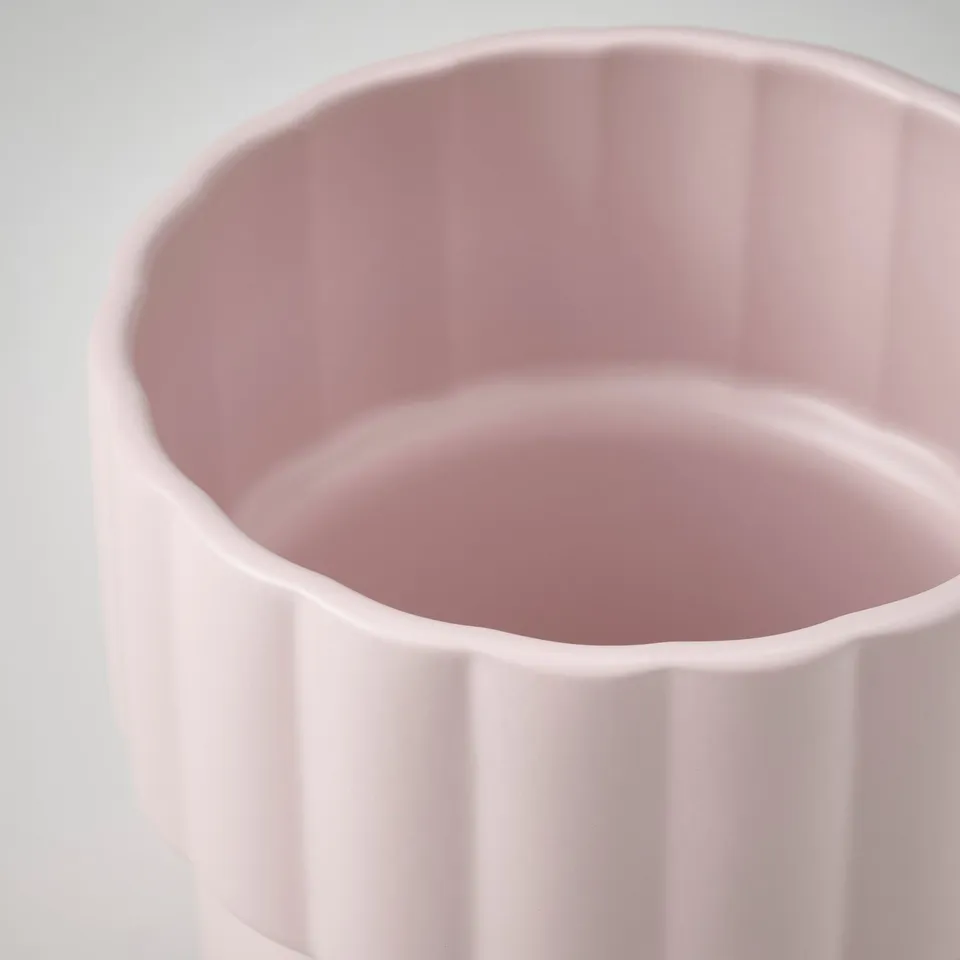 HÄNGSÄLG Plant pot, light pink, 9 cm