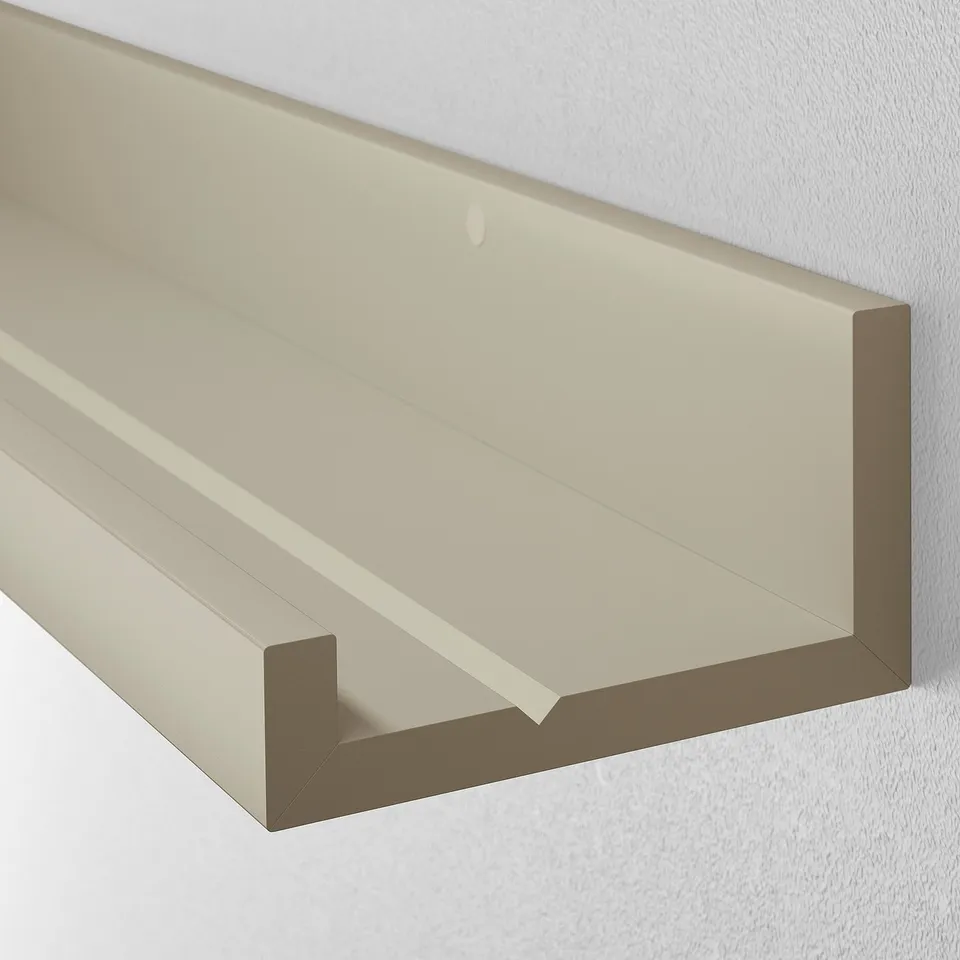 MOSSLANDA Picture ledge, grey-beige, 55 cm