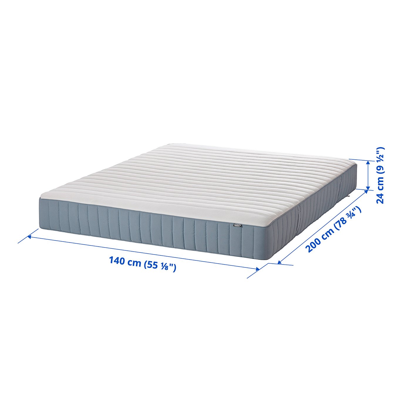 Illustration with measurements for the product: VALEVÅG.