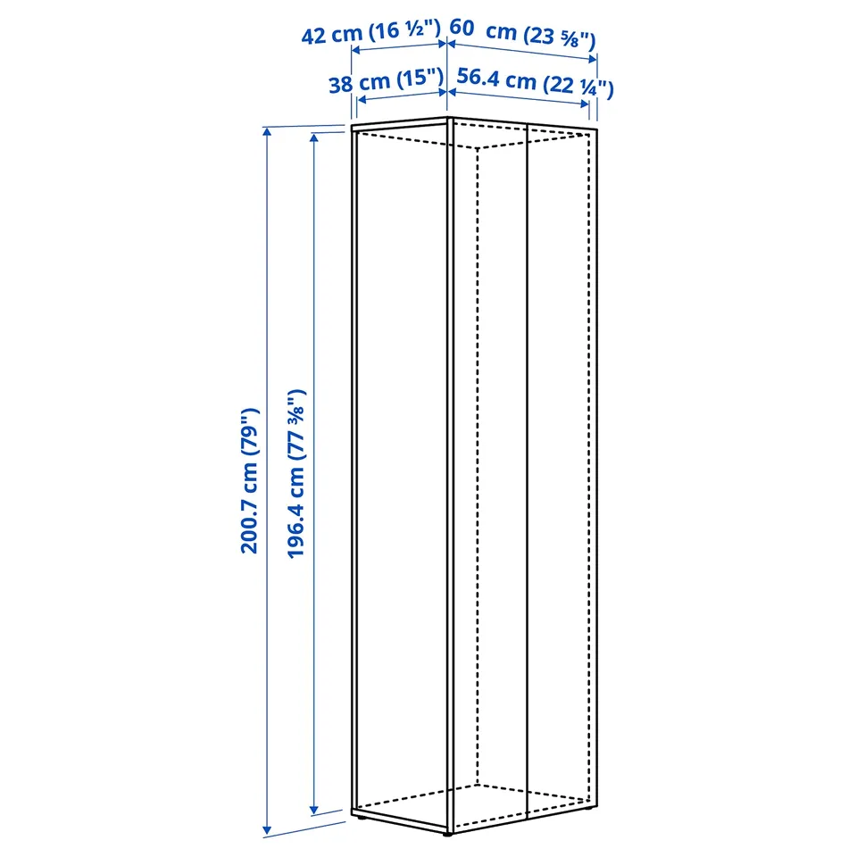 part: LASTARE frame with doors