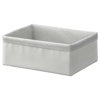 BAXNA organiser, grey/white, Width 26 x Depth 20 x Height 10 cm
