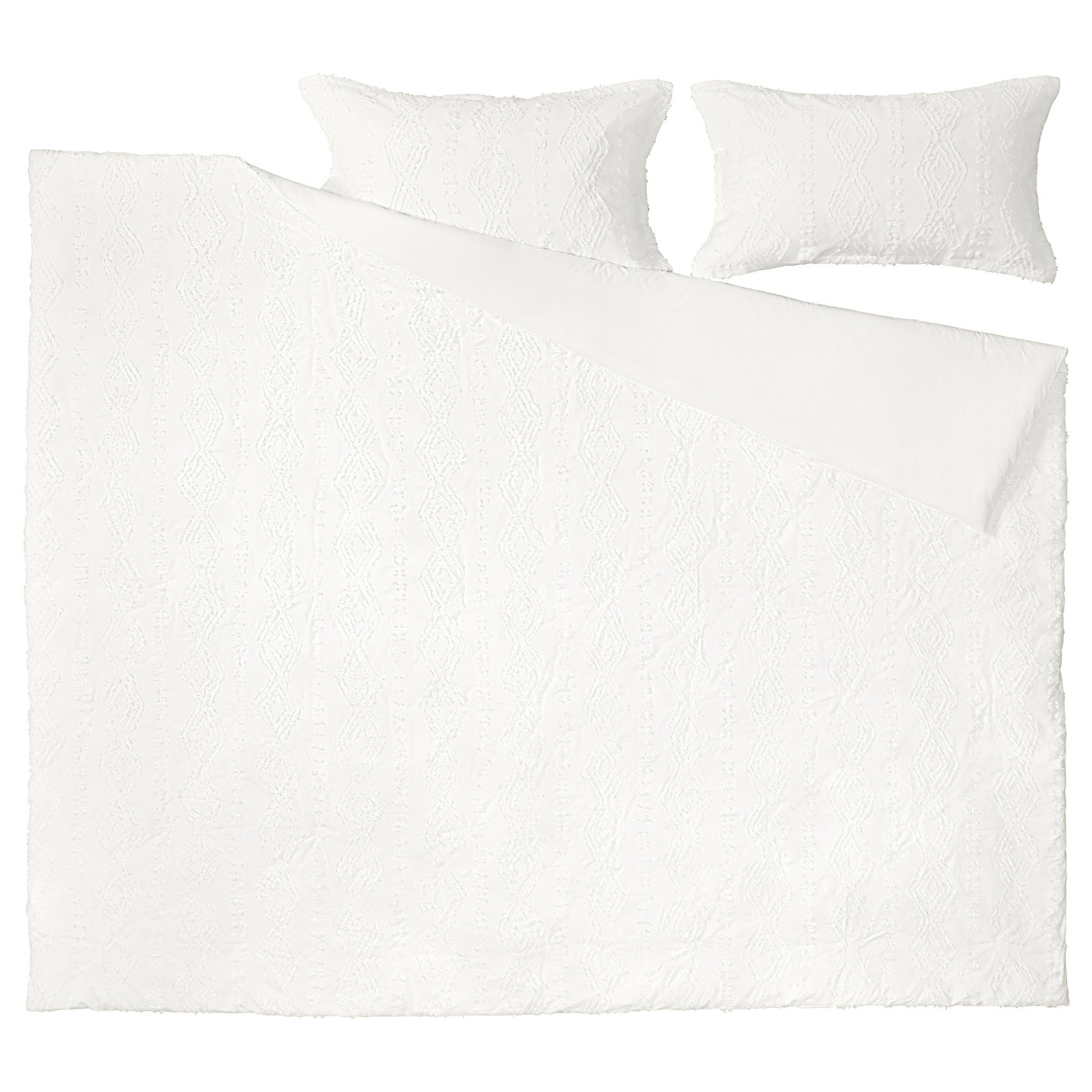 SVÄMNIL Comforter set, white, 150x200/50x80 cm