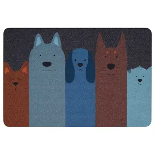 TURISTVÄG door mat, indoor, dog pattern, Length 60 x Width 40 cm