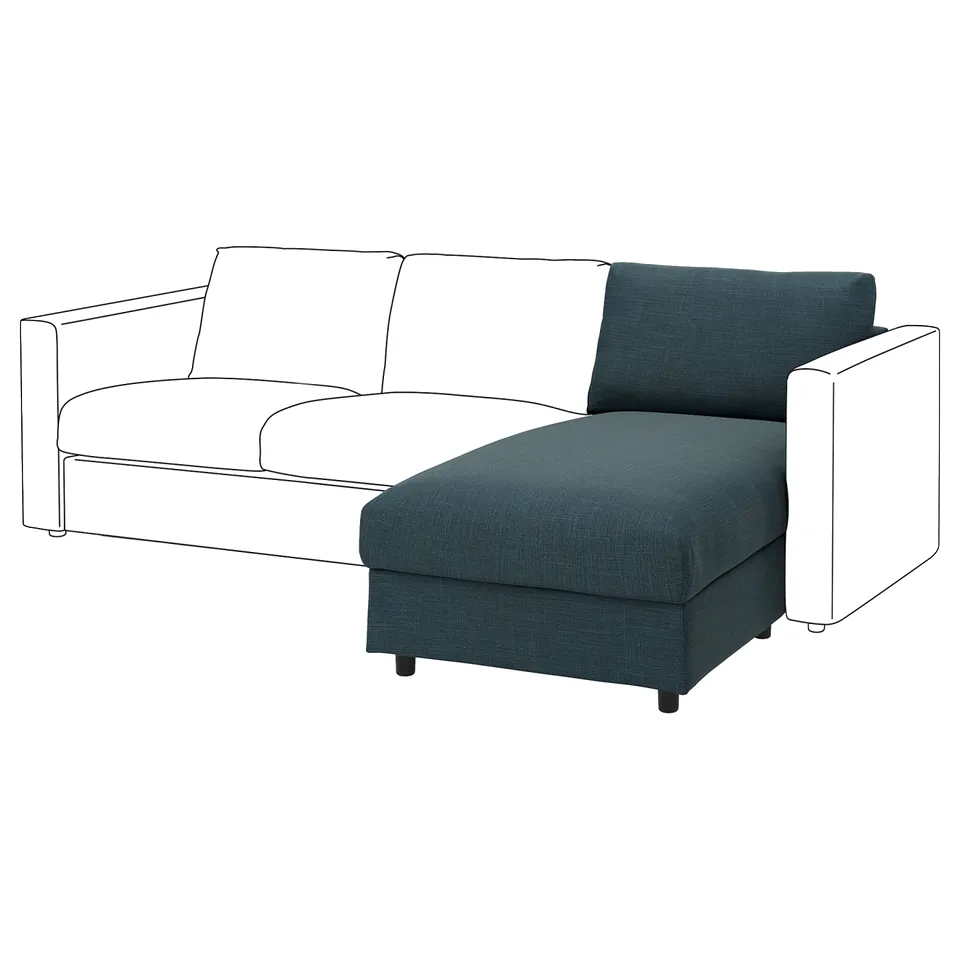 part: VIMLE cover for chaise longue section