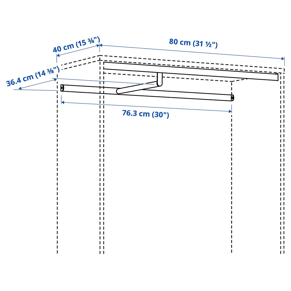 part: ALTARLIDEN clothes rail