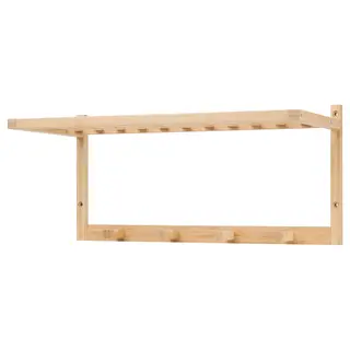 VASSKÄR hat and coat rack, bamboo, 60 cm