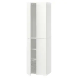 LASTARE storage combination, white, 60x42x201 cm