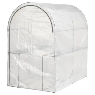 ASPAREN greenhouse, transparent white, 123x190x190 cm