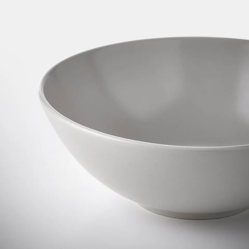 Grey bowl, clean edges