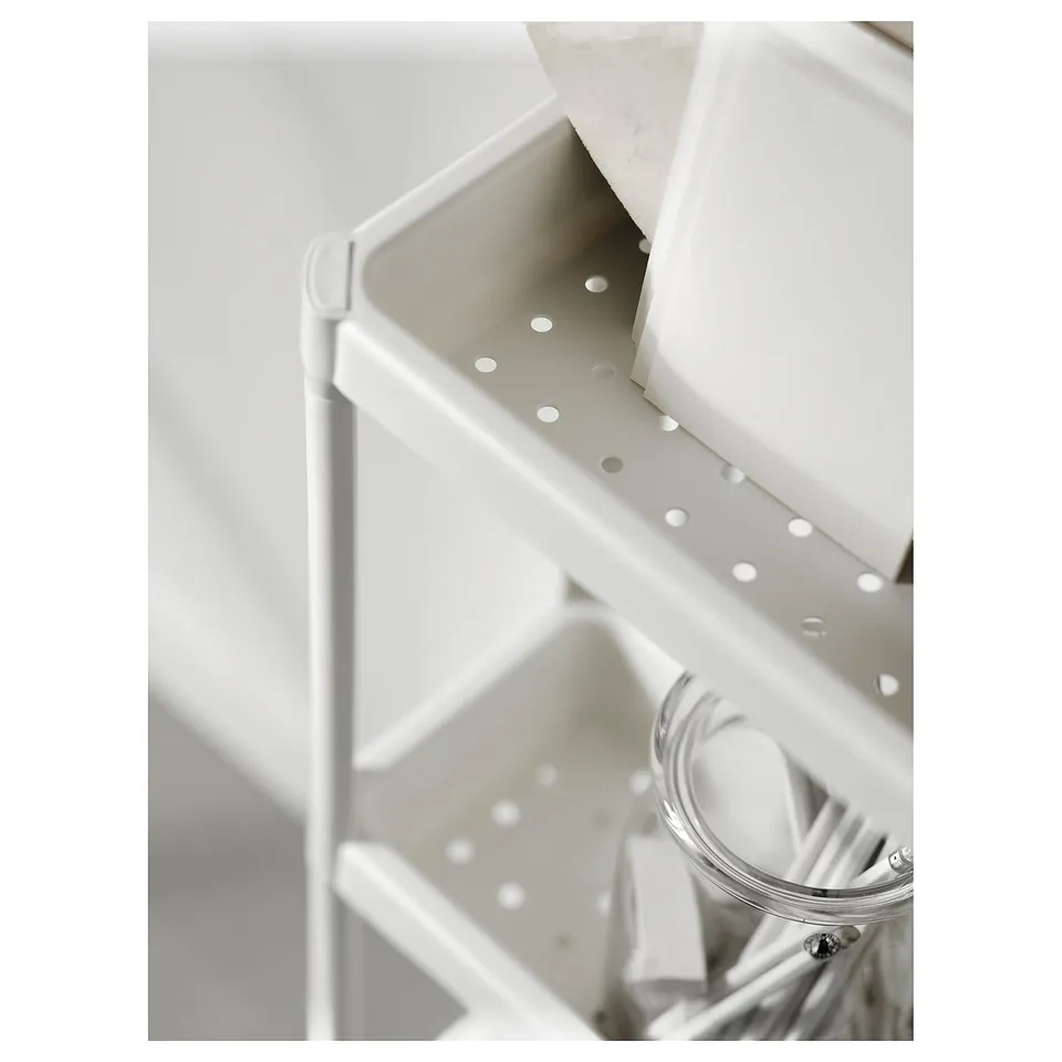 VESKEN Trolley, white, 54x18x71 cm