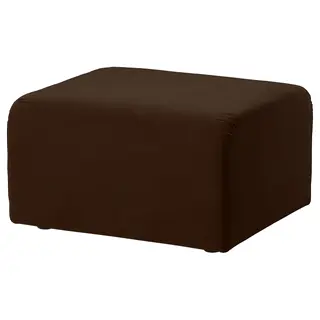 STOCKHOLM 2025 pouffe, Alhamn dark brown, Height 40 x Length 65 x Width 69 cm