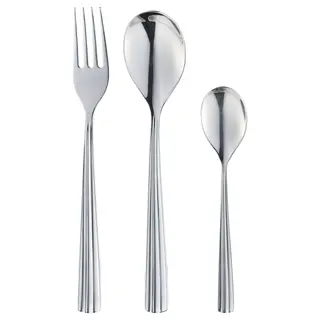 SJUGÄLSHAJ 18-piece cutlery set, stainless steel