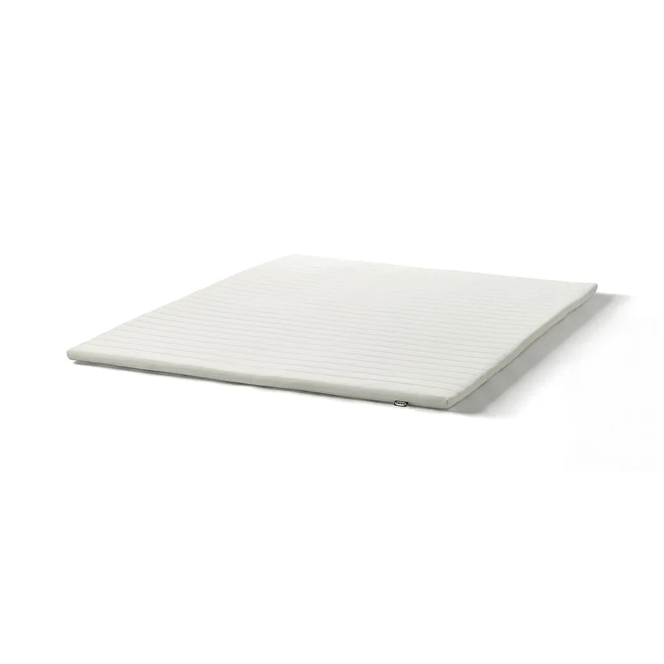 NÄSFJÄLLET Mattress pad, white, 150x200 cm