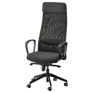 MARKUS office chair, Vissle dark grey, Medium